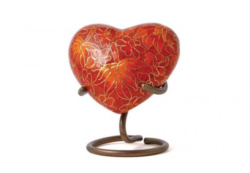 Etienne Autumn Leaves - Heart Keepsake